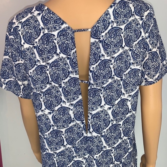 Lulu’s Taj Mahal Tour Blue Paisley Shift Dress NWT - Picture 4 of 9